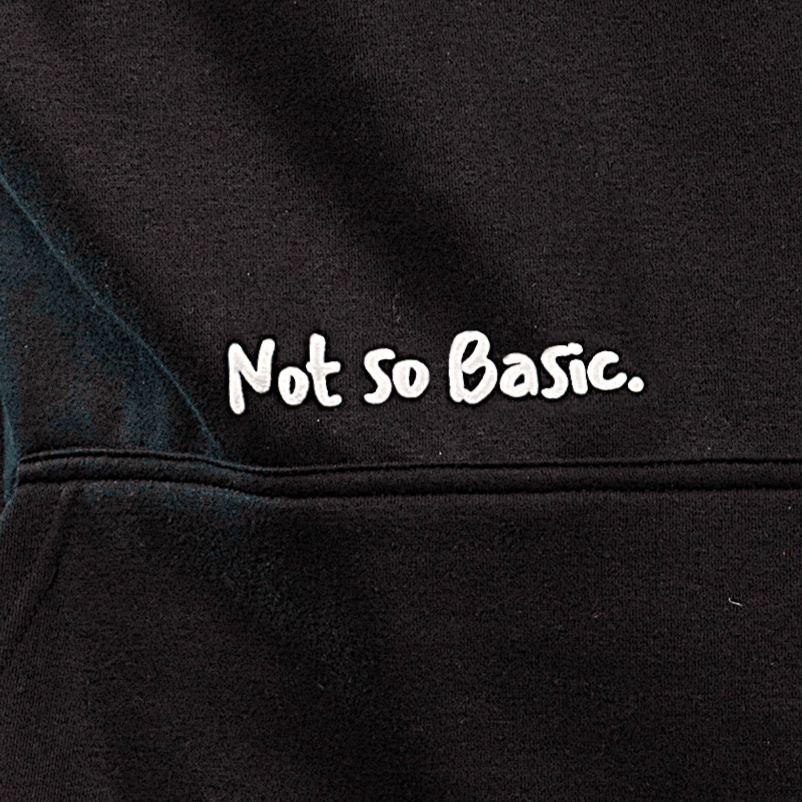 THE EVERYDAY HOODIE - TRUE BLACK