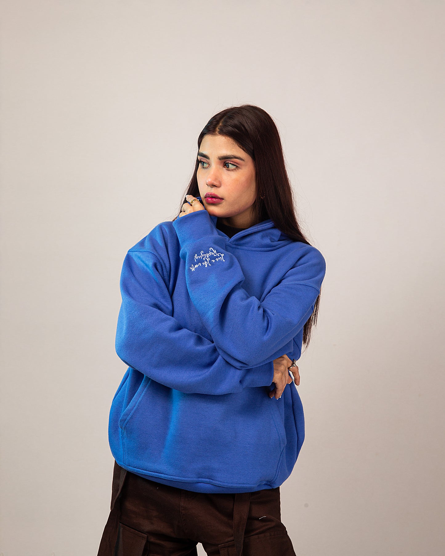 THE ETERNAL HOODIE - SAPPHIRE BLUE
