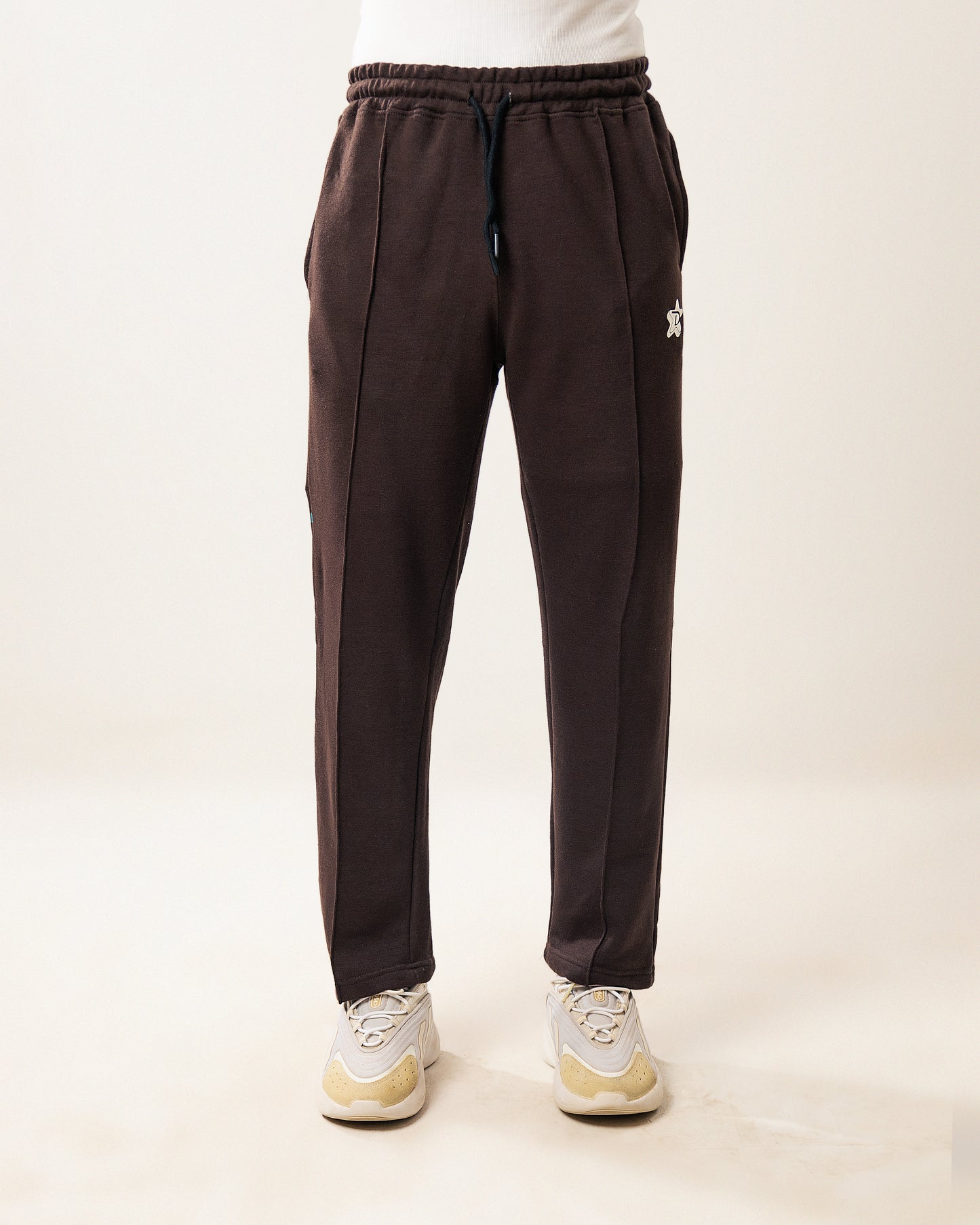 Everyday Pleated Trousers - Mocha Brown