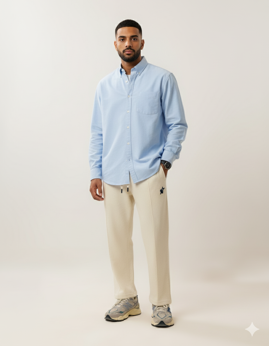 Everyday Pleated Trousers - Ecru