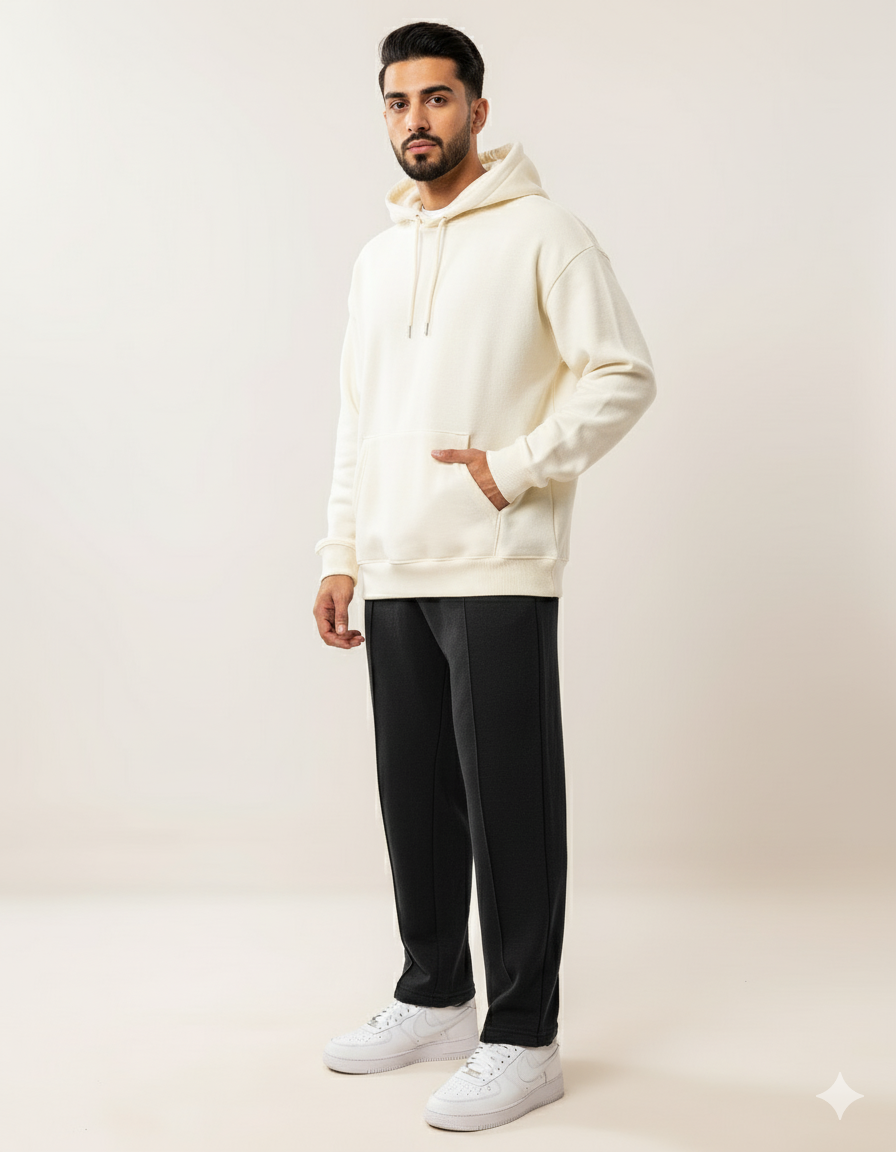 Everyday Pleated Trousers - Black