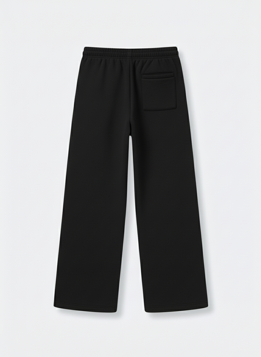 Signature Straight Fit Sweatpants - Black