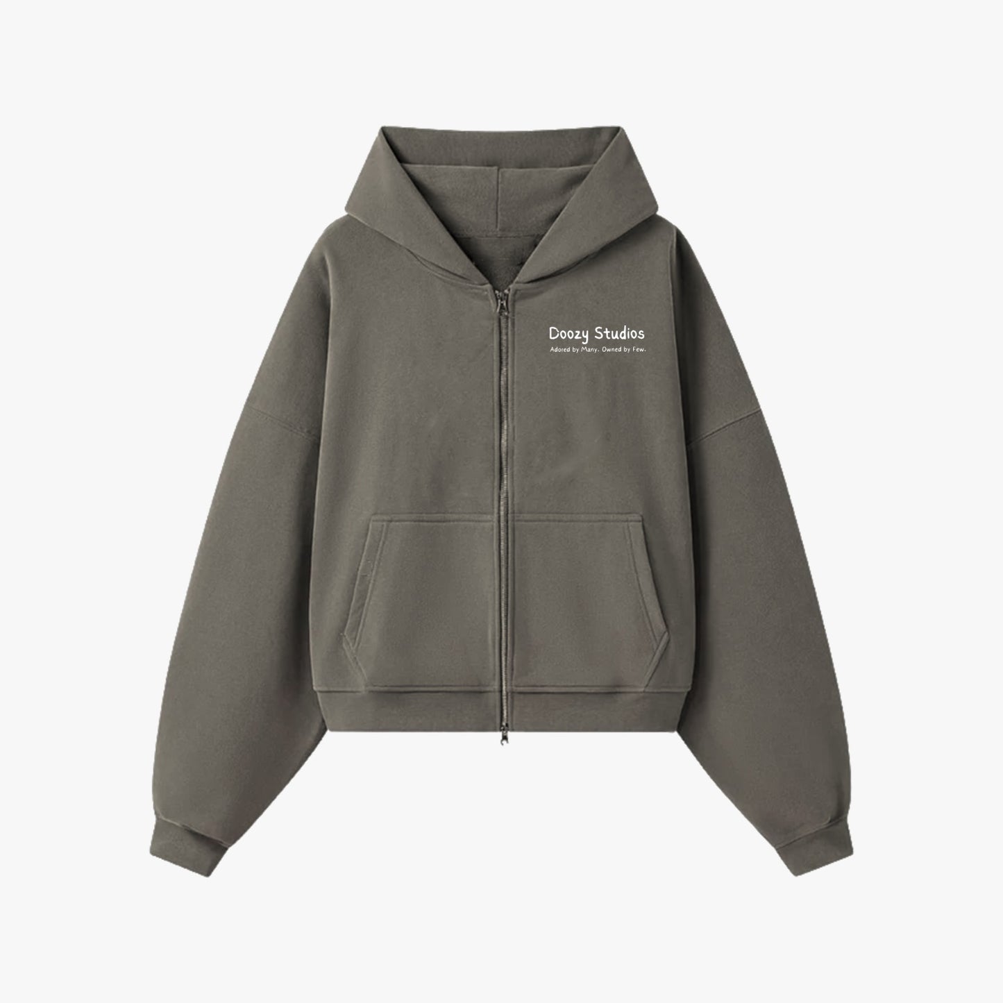 THE MANIFESTATIONS BOXY HOODIE - STEEL GREY