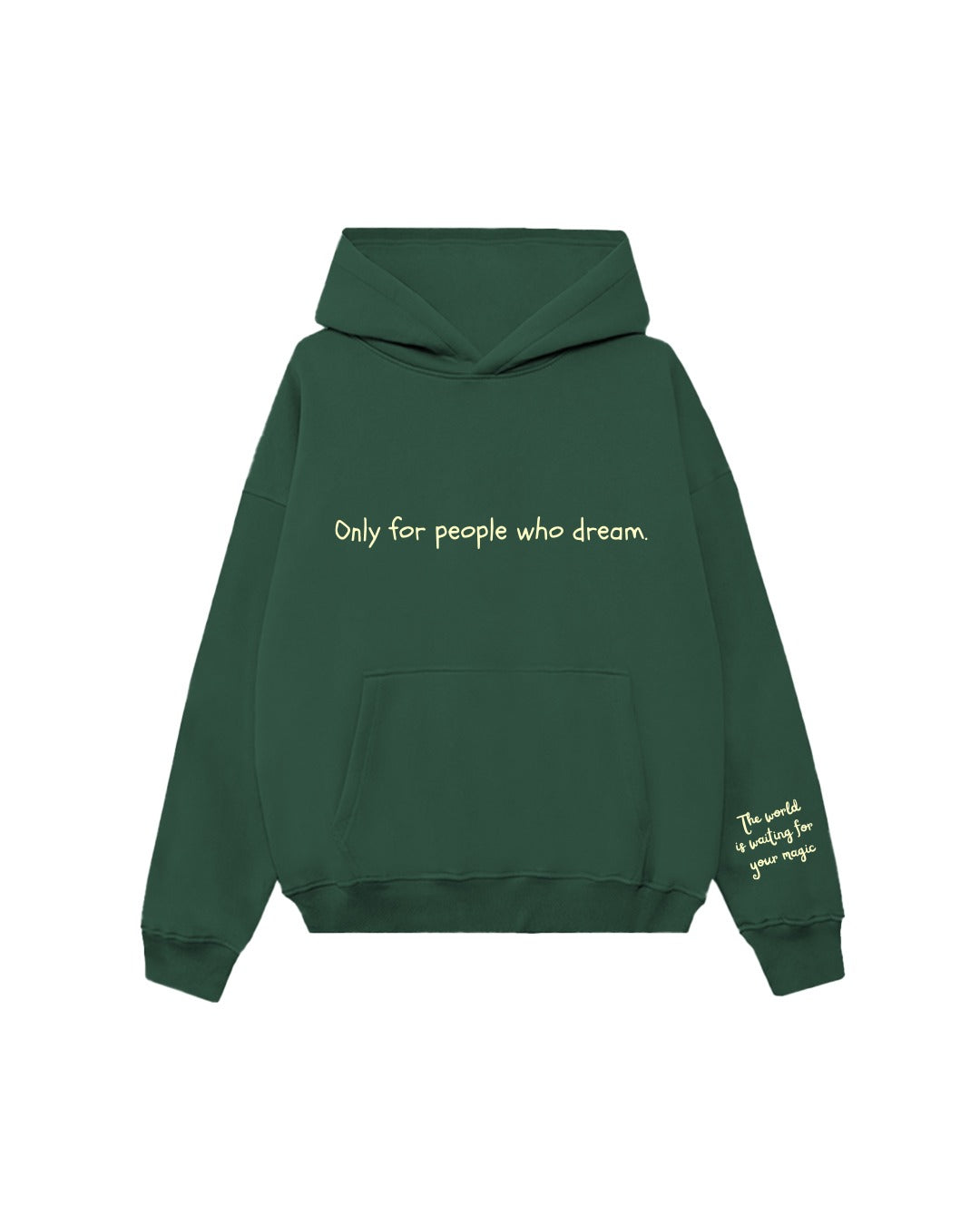 THE DREAMERS HOODIE - BOTTLE GREEN
