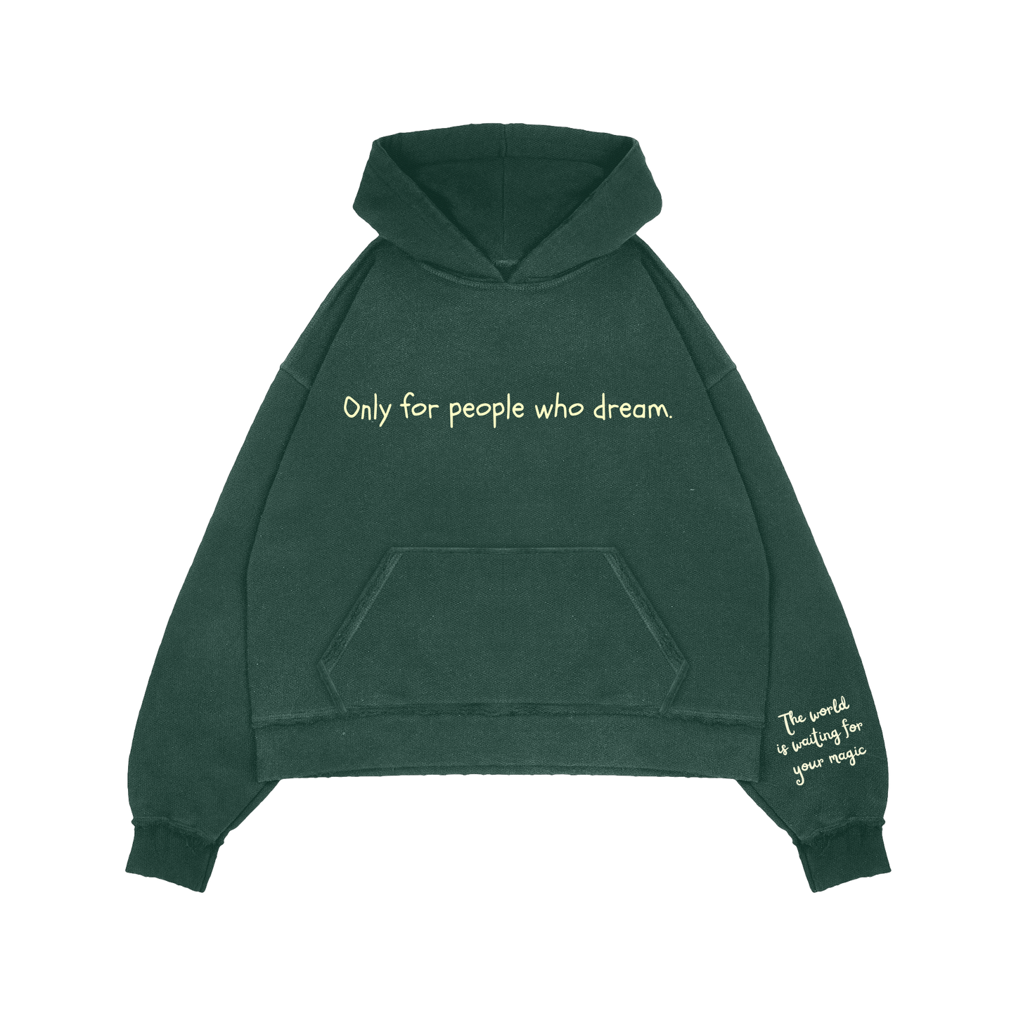 THE DREAMERS HOODIE - BOTTLE GREEN