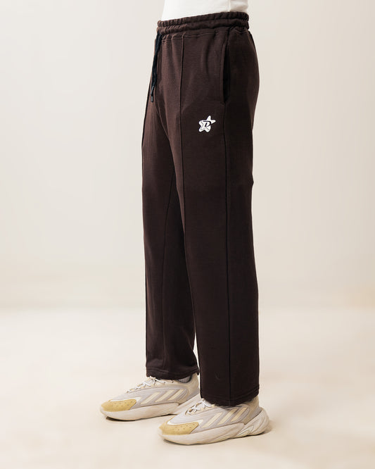 Everyday Pleated Trousers - Mocha Brown