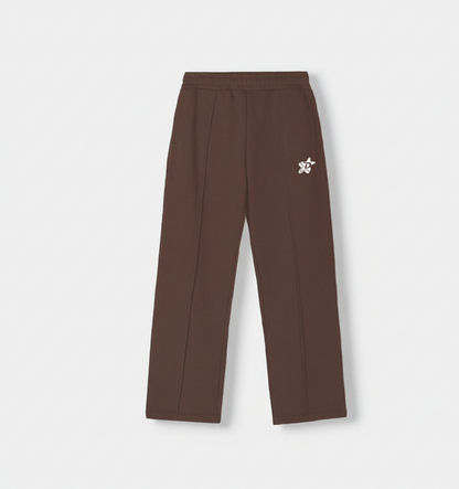 Everyday Pleated Trousers - Mocha Brown
