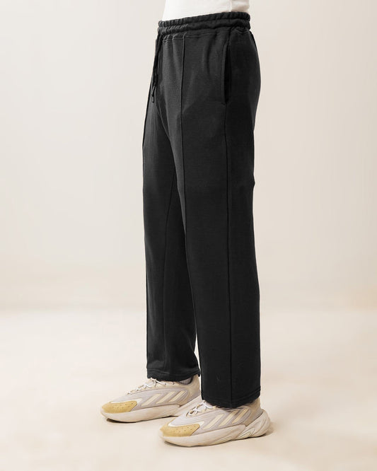 Everyday Pleated Trousers - Black