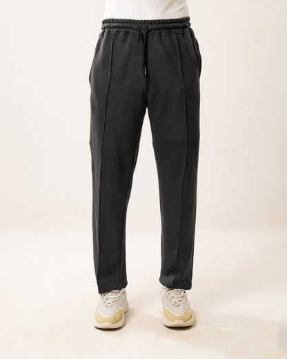 Everyday Pleated Trousers - Black