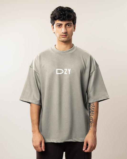 Essential Boxy Oversized T-shirt - Smokey Taupe