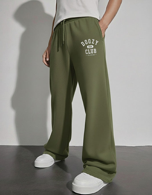 Signature Wide Sweatpants - Olive